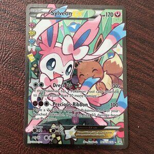 New Mint Rare Sylveon EX ULTRA Holo Foil RC32/RC32 Pokemon Card